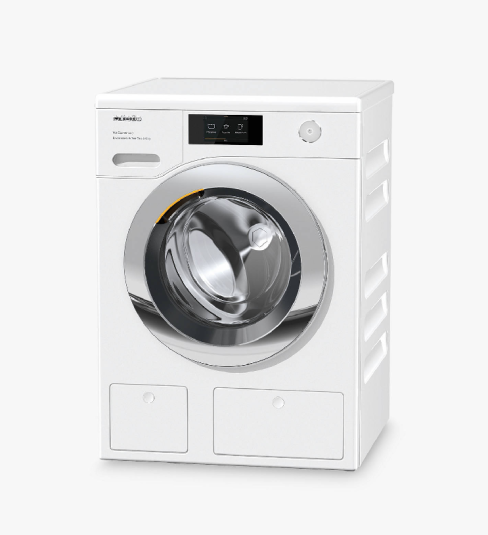 Miele WER865WPS Washing Machine with 9kg 1600 rpm - Chrome White - A Rated