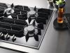 Miele KM3010 Gas On Glass Hob 4 Burners Black Glass