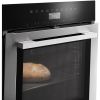 Miele H7364BP Contourline 76L Built-In Electric Single Oven - Clean Steel - A+ Rated