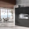 Miele H7364BP Contourline 76L Built-In Electric Single Oven - Clean Steel - A+ Rated