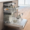 Miele G7210 SCI CLST Semi Integrated Dishwasher, 14 Place Settings, Clean Steel A Rated
