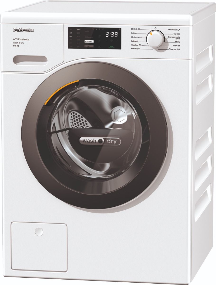 Miele WTD165WPM Washer Dryer – 8kg/5kg, 1500 rpm, D Rated Carters
