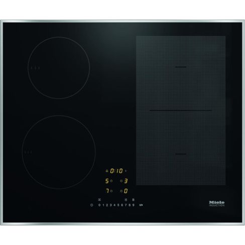 Miele KM7464FR 60cm Wide 4 Zone Induction Hob with PowerFlex  - Black