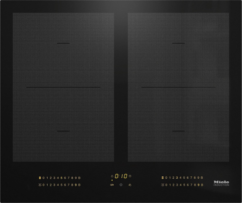 Miele KM7564FL 60cm Wide 4 Zone Induction Hob with 2 PowerFlex Cooking Areas  - Black