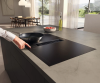 Miele KMDA 7876-1 FL 80cm Wide Venting Induction Hob - Matt Black - A Rated