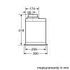Neff D55MH56N0B Canopy Hood